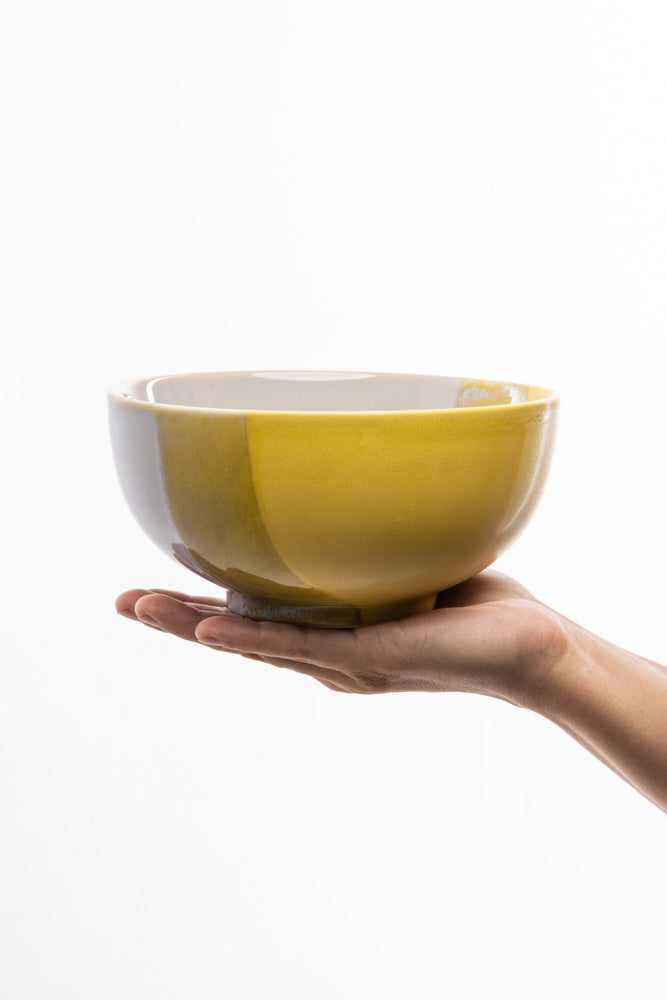 Yellow Industrial Style Bowl