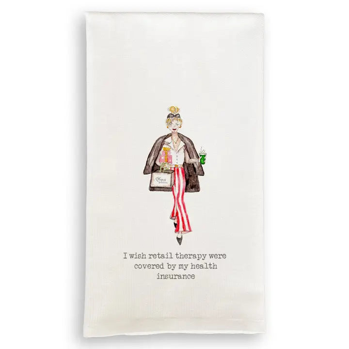 Retail Therapy Kitchen Towel