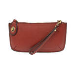 Kate Garnet Vegan Leather Mini Clutch