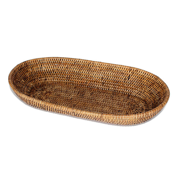 Oval Bread Basket - Antique Brown