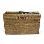 Magazine Slim Basket - Antique Brown