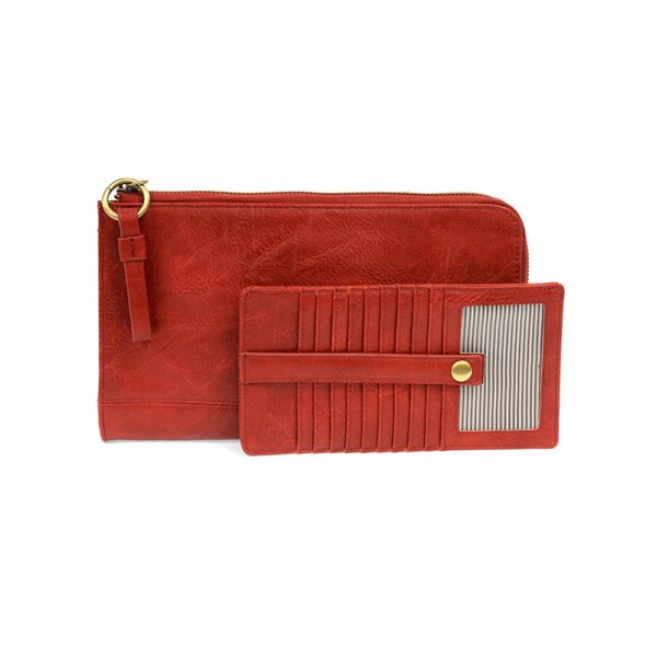 Karina Red Convertible Wristlet