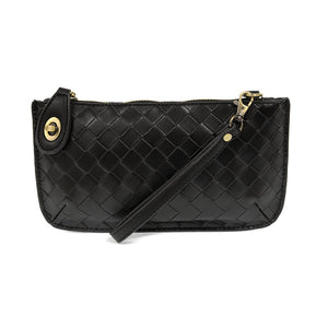 Lexi Black Mini Crossbody Wristlet Clutch