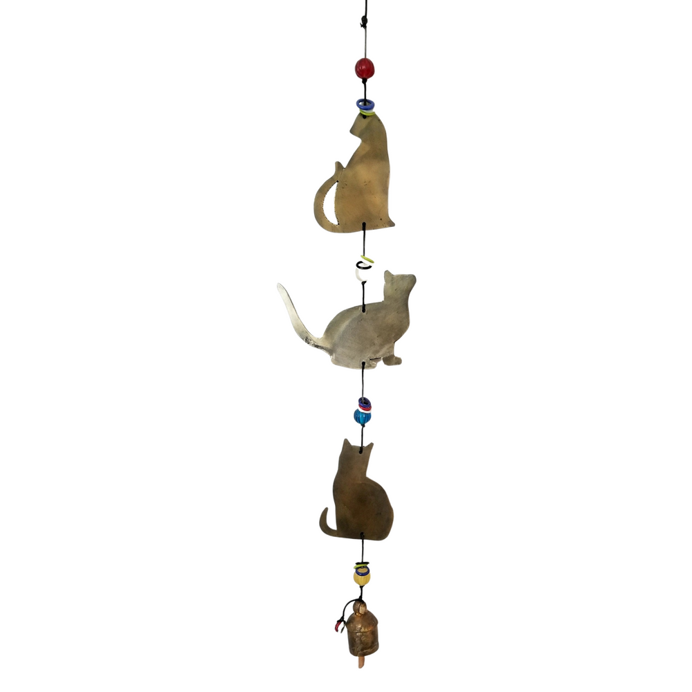 Cat Lovers Metal Chime